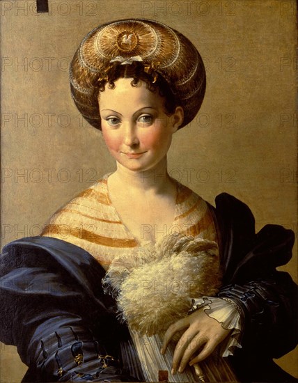 Portrait of a Young Woman (Turkish Slave), ca 1532. Artist: Parmigianino (1503-1540)