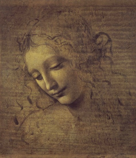 Head of a Woman (La Scapigliata), 1500s. Artist: Leonardo da Vinci (1452-1519)