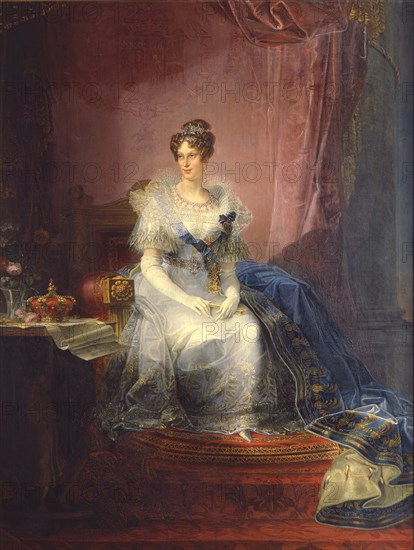 Portrait of Marie-Louise of Austria (1791-1847), Duchess of Parma, 1837-1839. Artist: Borghesi, Giovan Battista (1790-1846)