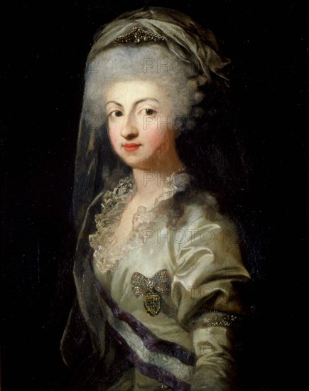 Portrait of Princess Carolina Maria Teresa Giuseppa of Parma (1770-1804), Late 18th century. Artist: Anonymous