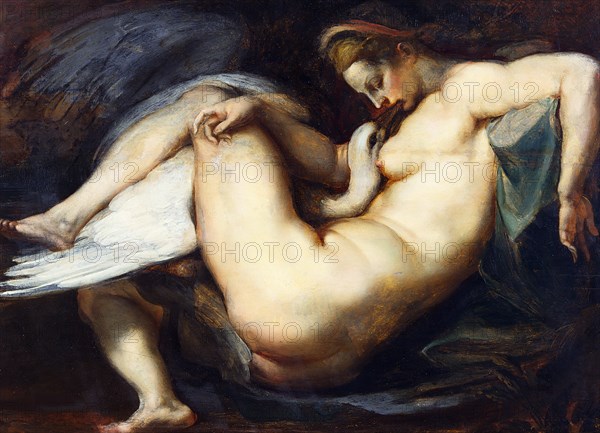 Leda and the Swan, 1598-1599. Artist: Rubens, Pieter Paul (1577-1640)