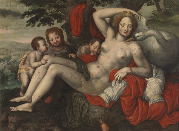 Leda and the Swan, Mid of 16th century. Artist: Pencz, Georg (1500/02-1550)