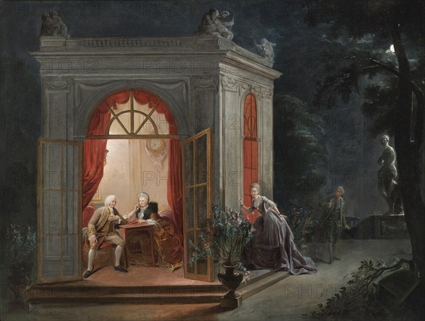 The Marriage Contract. Artist: Gautier Dagoty, Jean-Baptiste André (1740-1786)