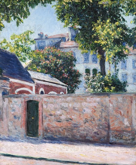 Houses in Argenteuil, 1883. Artist: Caillebotte, Gustave (1848-1894)