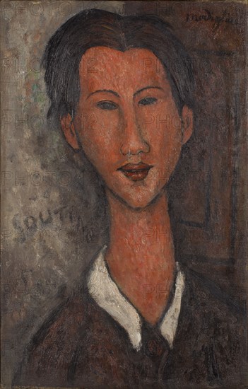 Portrait of Chaïm Soutine (1893-1943), 1917. Artist: Modigliani, Amedeo (1884-1920)