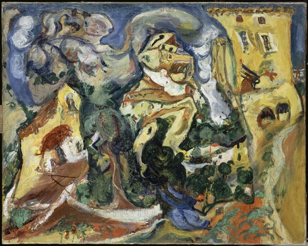 The Village, ca 1923. Artist: Soutine, Chaim (1893-1943)