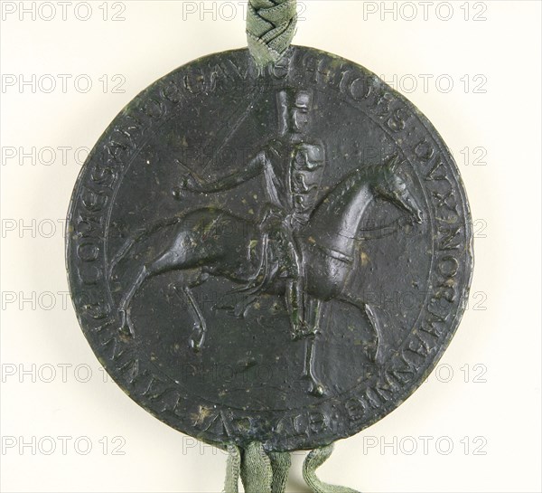 Great Seal of King John, 1203. Artist: Historic Object