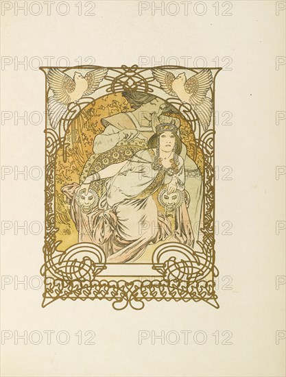 Ilsée, Princesse de Tripoli by Robert de Flers, 1897. Artist: Mucha, Alfons Marie (1860-1939)