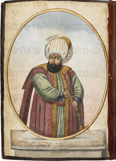 The Sultan Osman I, Early 19th century. Artist: Anonymous