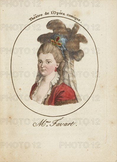 Madame Favart (1727-1772), Late 18th cent.. Artist: Anonymous