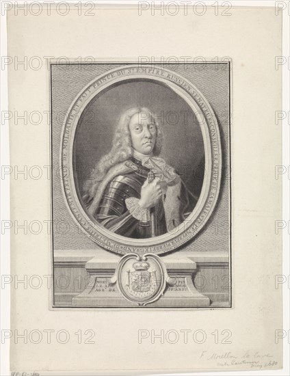 Dimitrie Cantemir (1673-1723), 1735. Artist: La Cave, François Morellon de (active 18th century)