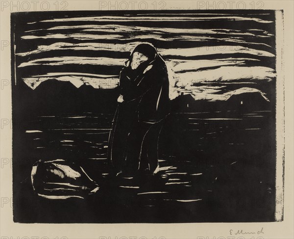 Kiss in the Field, 1905. Artist: Munch, Edvard (1863-1944)