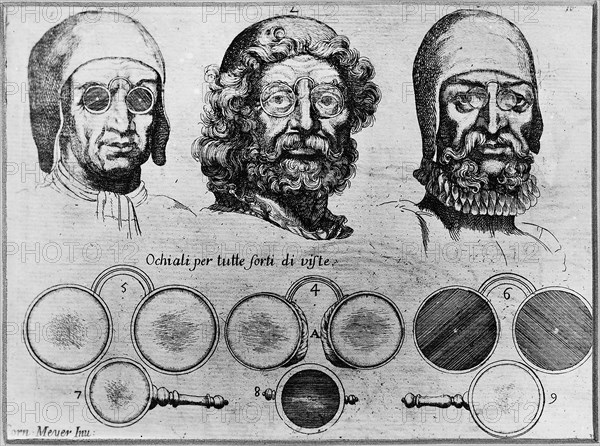 Optics. From: L'Arte di restituire a Roma tralasciate Navigazione..., 1685. Artist: Meijer (Meyer), Cornelis Jansz. (1629-1701)