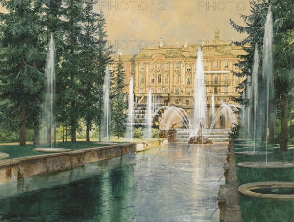 Peterhof, 1898. Artist: Kopallik, Franz (1860-1931)