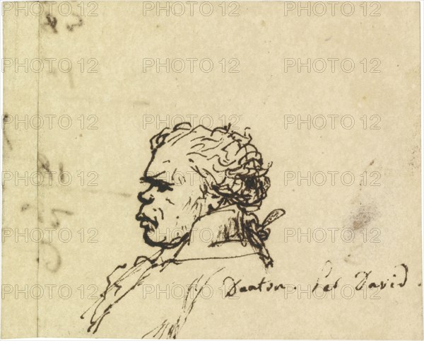 Portrait of Georges Jacques Danton (1759-1794). Artist: David, Jacques Louis (1748-1825)