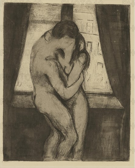 The Kiss, 1895. Artist: Munch, Edvard (1863-1944)