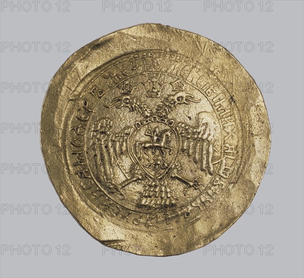 Gold coin of the Tsar Alexis I Mikhailovich of Russia, Between 1645 and 1672. Artist: Numismatic, Russian coins