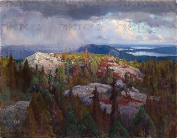 Landscape (Maisema Kolilta), 1918. Artist: Järnefelt, Eero (1863-1937)