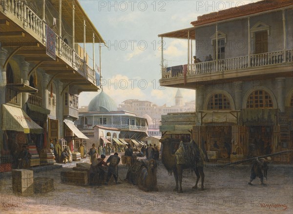 View of Tiflis, 1874. Artist: Vereshchagin, Pyotr Petrovich (1836-1886)
