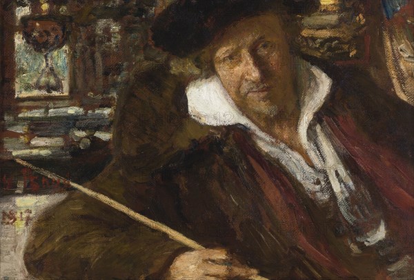 Self-Portrait, 1917. Artist: Repin, Ilya Yefimovich (1844-1930)