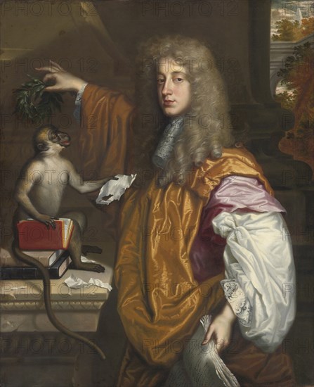 Portrait of John Wilmot, 2nd Earl of Rochester (1647-1680). Artist: Huysmans, Jacob (c. 1633?1696)