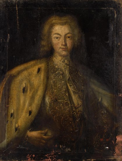 Portrait of the Tsar Peter II of Russia (1715-1730), 18th century. Artist: Anonymous