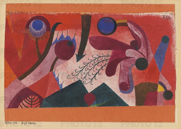 Poisonous Berries, 1920. Artist: Klee, Paul (1879-1940)