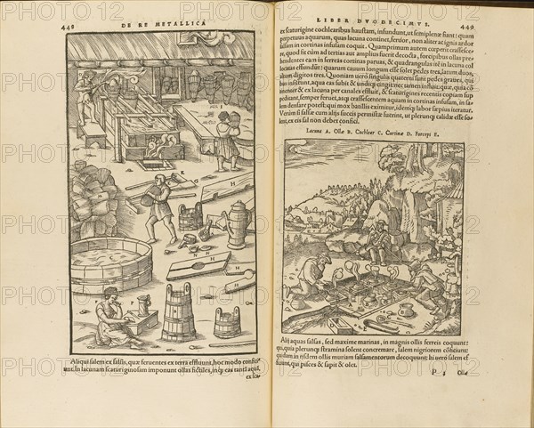 Illustration from De re metallica libri XII by Georgius Agricola, 1556. Artist: Anonymous