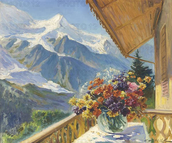 Mont Blanc. Artist: Veshchilov, Konstantin Alexandrovich (1878-1945)
