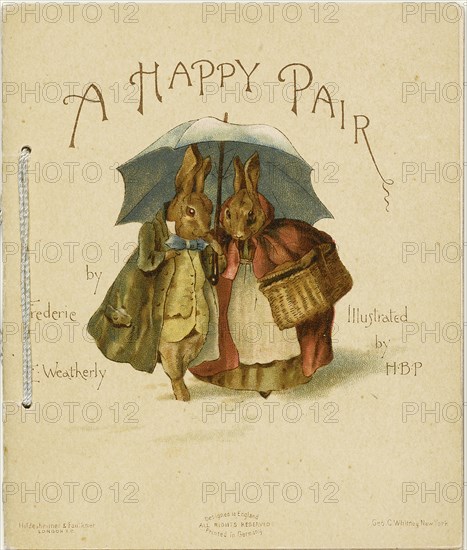 Illustration to A Happy Pair by Frederick Weatherly, 1890. Artist: Potter, Helen Beatrix (1866-1943)