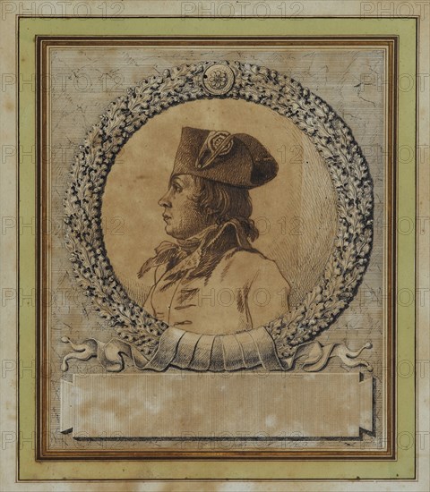 Portrait of Philippe-François-Joseph Le Bas (1762-1794), c. 1793. Artist: David, Jacques Louis (1748-1825)