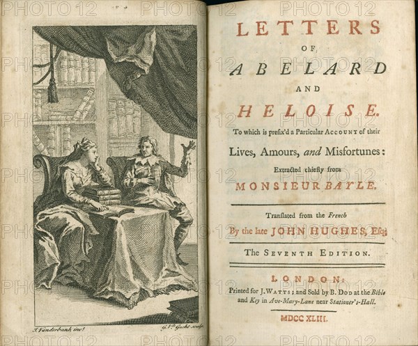 Letters of Abelard and Heloise, 1743. Artist: Anonymous