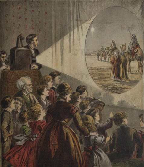 Little Paul's Christmas, 1881. Artist: Anonymous