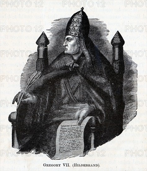 Gregory VII (Hildebrand), 1882. Artist: Anonymous