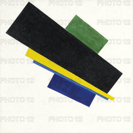 Suprematism, 18th Construction, 1915. Artist: Malevich, Kasimir Severinovich (1878-1935)