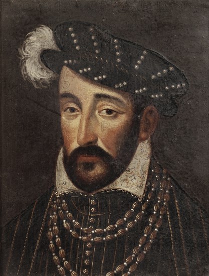 Portrait of King Henry II of France, 1683. Artist: Anonymous