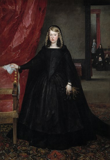 Portrait of the Infanta Margaret Theresa (1651-1673), ca. 1665-1667. Artist: Martínez del Mazo, Juan Bautista (1605-1667)