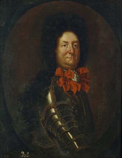 Portrait of Charles III Philip, Elector Palatine (1661-1742), c. 1710. Artist: Anonymous