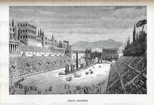 Circus Maximus, 1882. Artist: Anonymous