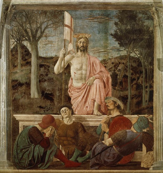 The Resurrection, ca 1460. Artist: Piero della Francesca (ca 1415-1492)