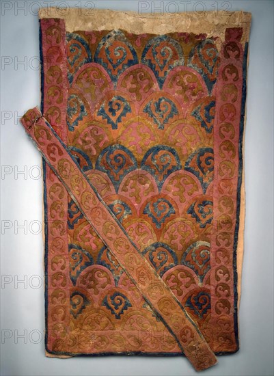 Saddle cloth, 5th-4th century BC. Artist: Ancient Altaian, Pazyryk Burial Mounds