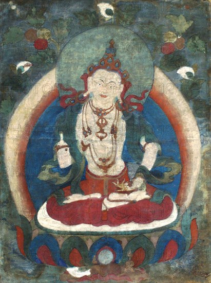 Vajrasattva, Early 19th century. Artist: Tibetan culture