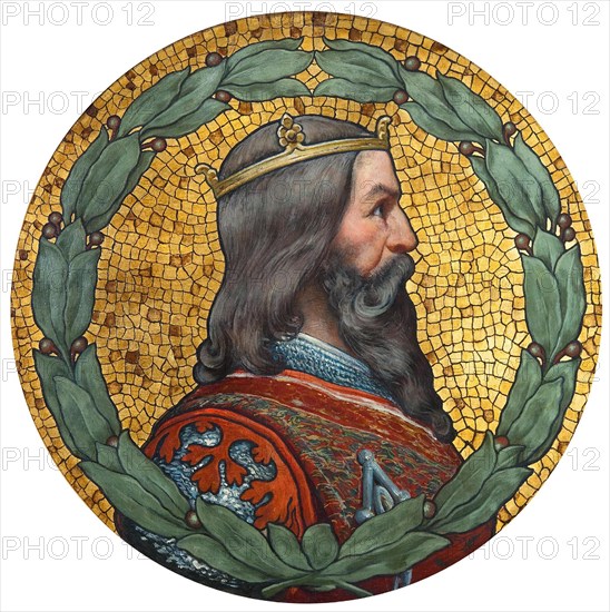 John of Bohemia, 1900. Artist: Liebscher, Adolf (1857-1919)