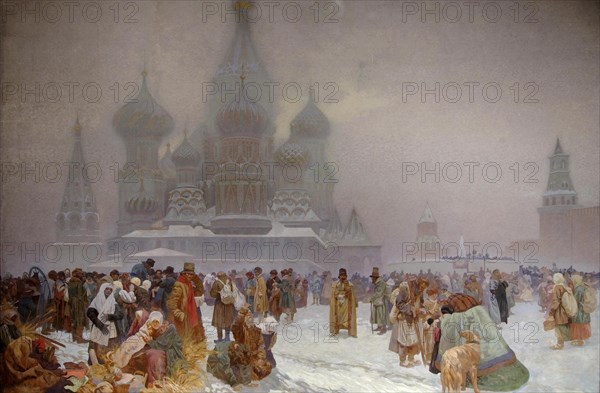 The Abolition of Serfdom in Russia, 1914. Artist: Mucha, Alfons Marie (1860-1939)