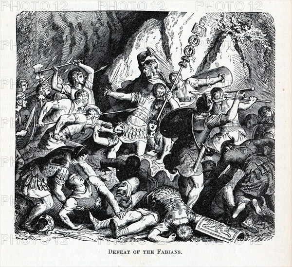 Defeat of the Fabians, 1882. Artist: Anonymous