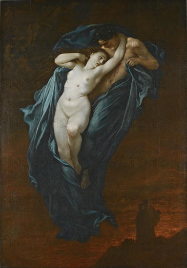 Paolo and Francesca. Artist: Doré, Gustave (1832-1883)