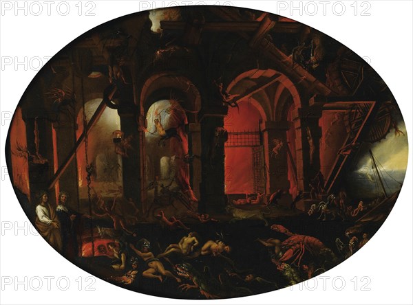 The Hell. Artist: Napoletano, Filippo (1598-1629)