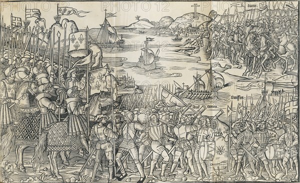 Illustration from Peregrinatio in terram sanctam (Journey to the Holy Land) by Bernhard von Breidenb Artist: Reuwich (Reeuwijk), Erhard (c. 1450-after 1505)