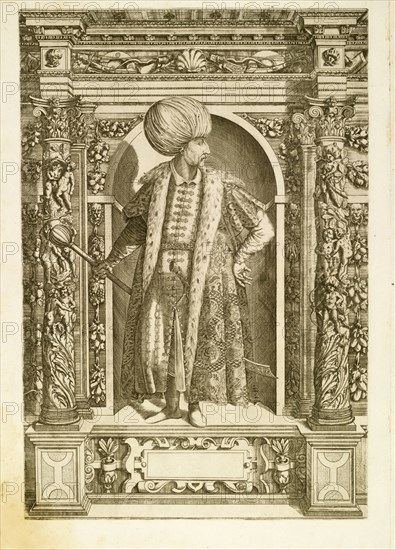 Sultan Suleiman I the Magnificent, 1601. Artist: Custos, Dominicus (1560-1612)