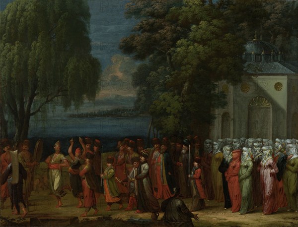Armenian Wedding, ca 1720-1730. Artist: Vanmour (Van Mour), Jean-Baptiste (1671-1737)